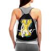 Braytow Initials Drawstring Backpack Black Cinch Bags Foldable Sports Gym Sackpack For Men Women (Softball Letter X) view 3