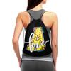 Braytow Initials Drawstring Backpack Black Cinch Bags Foldable Sports Gym Sackpack For Men Women (Softball Letter A) view 3