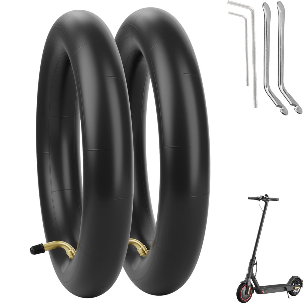 Cooryda 2Pack 8.5 Inches Scooter Inner Tube,8.5'' x 2" Inner,8 1/2x2 Pneumatic Tyres for Scooter Gotrax Gxl V2/Xiaomi M365,8.5x2 Electric Scooter Tire Replacement Wheels for Front/Rear,Gas Scooters