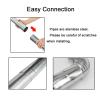 SagaSave Stainless Steel Stove Pipe Chimney Pipe Straight Pipe, Fireproof Wrap Chimney Pipe Protector, Outdoor Camping Stove Accessories for Vent Smoke or Exhaust 60mm/2.36in 90Elbow Pipe view 4