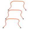 HANABASS 3pcs Sports Agility Hurdles for Boys and Girls Lightweight Plastic Training Equipment for Enhanced Coordination and Speed Development Soccer and Practice