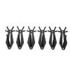 FLEXMAN 6Pcs Mount Skull Hanger, Antler Style Skull Wall Mount Bracket, Deer Hanger with Simple Installation Kits for Deer Head, Buck, Whitetail Deer, Goat Skull