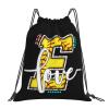 Braytow Initials Drawstring Backpack Black Cinch Bags Foldable Sports Gym Sackpack For Men Women (Softball Letter E) view 1