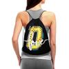 Braytow Initials Drawstring Backpack Black Cinch Bags Foldable Sports Gym Sackpack For Men Women (Softball Letter O) view 3