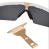 Firtox Replacement Wicket for Oakley Sphaera OO9403/Sphaera Slash OO9499/Sphaera Strike OO9531 Sunglasses - Gold view 1