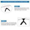 Firtox Replacement Wicket for Oakley Sphaera OO9403/Sphaera Slash OO9499/Sphaera Strike OO9531 Sunglasses - Gold view 4