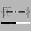 JDXQBLD Pull Up Bar, 200KG Door Horizontal Bars Steel Adjustable Workout Chin Push Up Situp Training Sport Fitness Device view 3