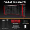 SHANTRA Soccer Goal, 12x6FT Easy Setup Soccer Goals for Backyard with Metal Base, Portable Soccer Net for Teens/Adults, Large Equipment for Training, Soccer Goal for Practice with Carry Bag view 4