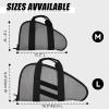EASY BW Soft Pistol Case, Large Handgun Pistol Rug With Handle For Shooting, Hunting, Range Sports (Grey) view 4