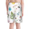 Boho Flower Daisy Bee Teens Beach Shorts Running Workout Sports Shorts Summer Casual Shorts for Boys view 2