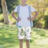 Boho Flower Daisy Bee Teens Beach Shorts Running Workout Sports Shorts Summer Casual Shorts for Boys view 3