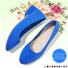 AISFAES Women Pumps Low Chunky Rounded Toe Heels Healed Dress Pumps Elegant Wedges Working ShoesRoyal Blue,US7 view 3