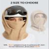 baleaf Fleece Balaclava Face Mask,Thermal Ski Mask for Women,Winter Hats Face Cover Cold Weather Gear Brown-Helmet Fit view 4