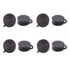 Hobbspring 8pcs Pressure Earrings for Keloids - 11mm Stainless Steel Spiral Compression Earrings - Non-pierced Clip-on Design - Black - Suitable for Women, Men & Ladies view 1
