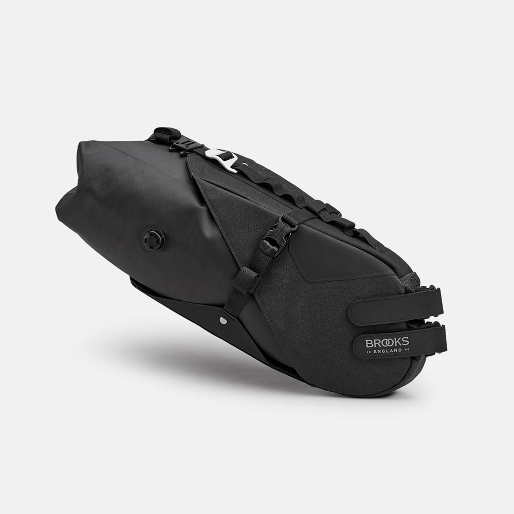 Brooks England Scape Seat Bag, Cycling and Gravel Bag, Black, One Size