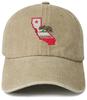 Aoojanu Embroidery California Bear Baseball Cap State Flag Snapback Trucker Hat Natural view 1