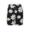Daisy Flower Print Pattern Teens Beach Shorts Running Workout Sports Shorts Summer Casual Shorts for Boys view 4