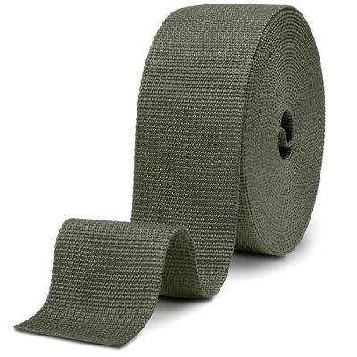 CooBigo 12 Yards Webbing 2 Inch Wide Polypropylene Webbing Strap 2" Webbing Strapping for Bags/Lawn Chair/Pool Solar Cover DIY Crafting