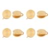 Hobbspring 4 Pairs Pressure Earrings for Keloids Stainless Steel Clip Earrings Spiral Non-Pierced Earring Golden Adjustable Compression Earring for Women Men Ladies view 1