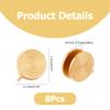 Hobbspring 4 Pairs Pressure Earrings for Keloids Stainless Steel Clip Earrings Spiral Non-Pierced Earring Golden Adjustable Compression Earring for Women Men Ladies view 2