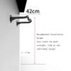 JDXQBLD Horizontal Bar Indoor Fitness Equipment Stainless Steel Wall-mounted Single Pole Door Single And Double Pole Multi-function, 100*35*15cm, White view 4