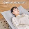 Portable Bed for Adults Travel, Ice Silk Fabric Comfortable Headrest Good Load-Bearing, Folding Camping Cot with Mattress, for Home Outdoor Travel(Gray,190 * 71CM) view 2