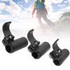 3pcs Climbing Sticks External Flip Lock Trekking Poles Replacement Parts with Rubber Tips for Hiking Backpacking Walking Outdoor Sports Lightweight Durable view 1