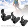3pcs Climbing Sticks External Flip Lock Trekking Poles Replacement Parts with Rubber Tips for Hiking Backpacking Walking Outdoor Sports Lightweight Durable view 3