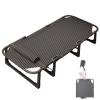 Camping Cots for Adults, 4-Position Portable Folding Bed with Pillow Lightweight Tent Cot Sleeping Cots for Adultsfor Camp Home, Office, Camp, Travel, Vacation, Nap Time(190 * 68 * 28cm)