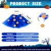 Silkfly 12 Pcs Halloween Blue Cookie Costume Accessories for Women Adult Monsters Costume Include Tulle Tutu Skirt Headband and Cookie Stickers for Cosplay view 2