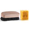 Dunkive Football Prep Kit, Leather Football Conditioning Brush and Wax Set Mudding Grip Enhancement Kit for Youth Adult Training and Game Day (Black Bristles) view 1