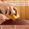 Dunkive Football Prep Kit, Leather Football Conditioning Brush and Wax Set Mudding Grip Enhancement Kit for Youth Adult Training and Game Day (Black Bristles) view 3