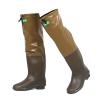 JCWGLY Mens Womens Fishing Waders Boots, 60cm High Knee Hip Wading Boots for Fishing and Hunting, Lightweight Anti Slip(Brown,6) view 1