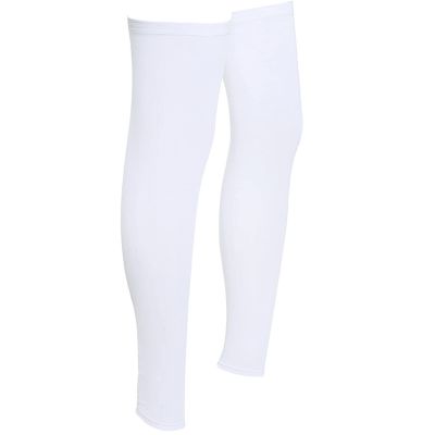 COKABY Woman Silk Ice for Sun for Protection Leg Sleeve Riding Outdoors Ladies Sports in Tube Socks Accessories, White