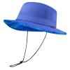 UVSAI UPF 50+ Foldable Sun Hat Patterned Under Brim Bucket Hats for Summer Hiking Fishing Beach Safari Men Women Dazzling Blue view 1