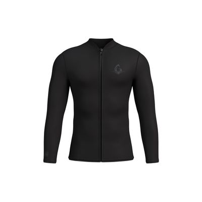 GoldFin Mens Wetsuit Top, 3mm Wetsuits Men Neoprene Jacket Long Sleeve Wet Suits for Water Sports Diving Surfing Kayaking Swimming