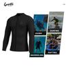 GoldFin Mens Wetsuit Top, 3mm Wetsuits Men Neoprene Jacket Long Sleeve Wet Suits for Water Sports Diving Surfing Kayaking Swimming view 4
