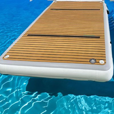 YJFEDCC Inflatable Floating Board with EVA Anti-Skid Pad, Outdoor Fishing Sea Inflatable Bed, Swimming Pool Inflatable Floating Board,2.5 * 3m/8.2 * 9.8ft