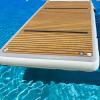 YJFEDCC Inflatable Floating Board with EVA Anti-Skid Pad, Outdoor Fishing Sea Inflatable Bed, Swimming Pool Inflatable Floating Board,2.5 * 3m/8.2 * 9.8ft view 1