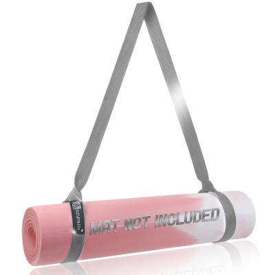 A AZURELIFE [MAT NOT Included] Yoga Mat Sling, Yoga Mat Straps for Carrying, Easy-Cinch Yoga Mat Holder Strap