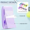 Jerify 24 Pieces Tennis Racket Grip Tape, Precut Tennis Overgrips Tape Badminton Racket Grips with Velvety Comfort for Anti Slip and Absorbent Grip(Macaron Color) view 4