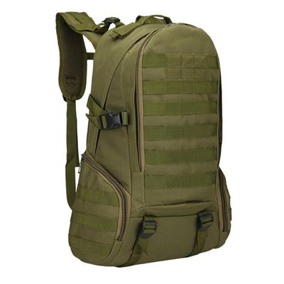 LYCZMY Tactical Backpack for Men Hiking Day Pack Molle Military Rucksack Waterproof 35L EDC Bag (Military Green)