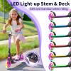 BELEEV A2 Scooters for Kids 3 Wheel Kick Scooter and BELEEV V8 Scooters for Kids Ages 6+ with Light-Up Wheel & Stem & Deck, 2 Wheel Folding Scooter for Adults Teens view 3