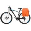 PATIKIL 100L Bicycle Rear Rack Rain Cover, Bike Trunk Rain Cover Waterproof Cycling Rain Cover for Mountain Cycling Hybrid Bike, L, Orange view 4