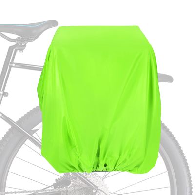 PATIKIL 80L Bicycle Rear Rack Rain Cover, Bike Trunk Rain Cover Waterproof Cycling Rain Cover for Mountain Cycling Hybrid Bike, M, Grass Green