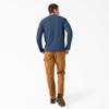 Mens L/S Thermal Henley, Oatmeal, 2X RG view 4
