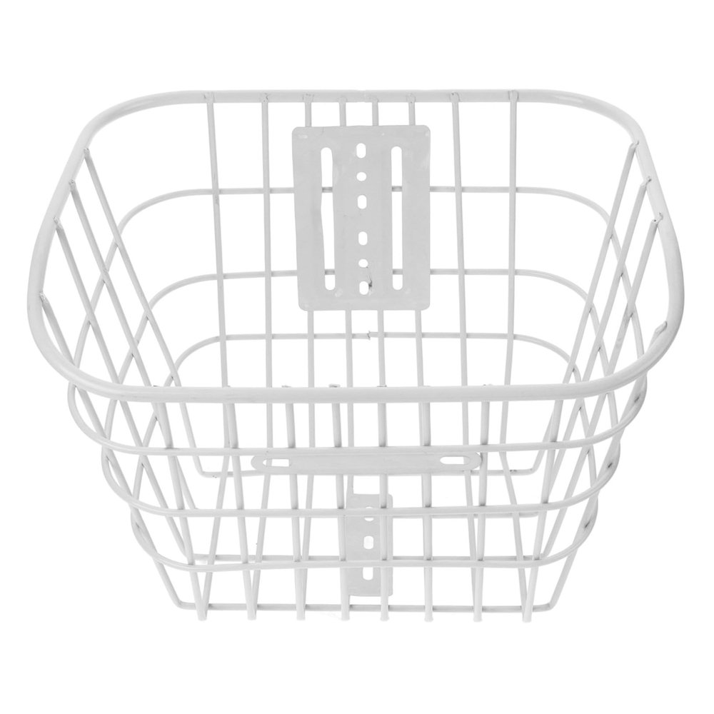 Outanaya Iron Bike Basket for Electric Multi-Function Front Basket for Easy Installation and Secure Storage of Vegetables No Lid