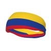 Flag of Colombia Print Running Headbands for Unisex Sweatbands Sports Sweat Bands Workout Fitness Gym Yoga view 1