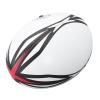 Yosoo Health Gear Rugby Ball Inflatable Rugby Practice Ball, Number 9 Standard Size Rugby Ball High Elasticity Wear Water PVC Rugby Training Ball for Match and Daily Training White view 2