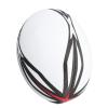 Yosoo Health Gear Rugby Ball Inflatable Rugby Practice Ball, Number 9 Standard Size Rugby Ball High Elasticity Wear Water PVC Rugby Training Ball for Match and Daily Training White view 3